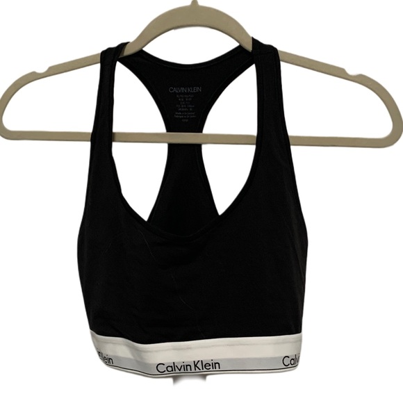 Calvin Klein Black Racerback Bralette - Picture 1 of 4